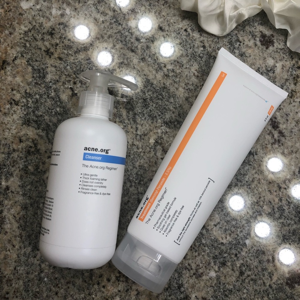 Acne.org cleanser & 2.5 peroxide acne solution